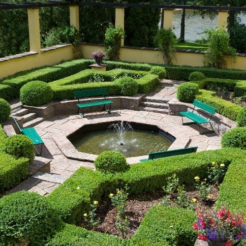 Ein perfekt angelegter Italienischer Garten
