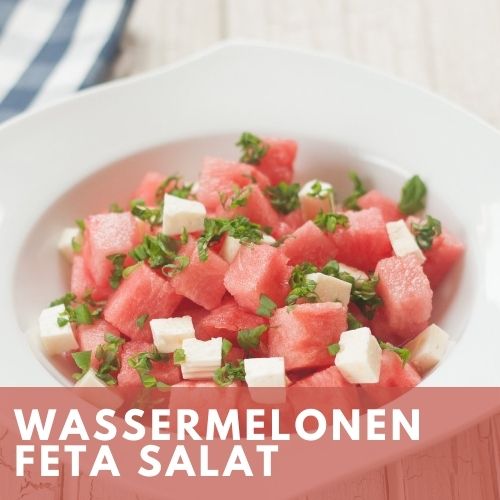 Wassermelone Feta Salat