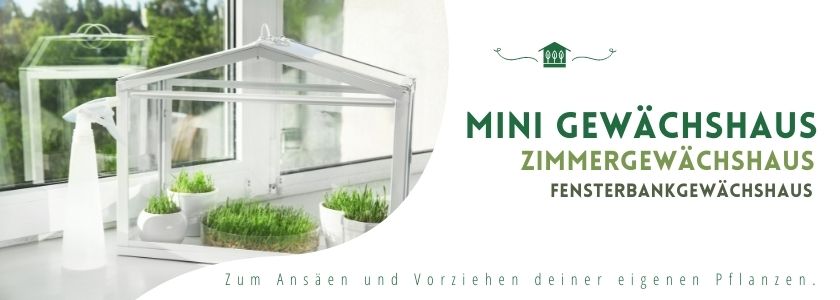 Mini Gewächshaus Banner